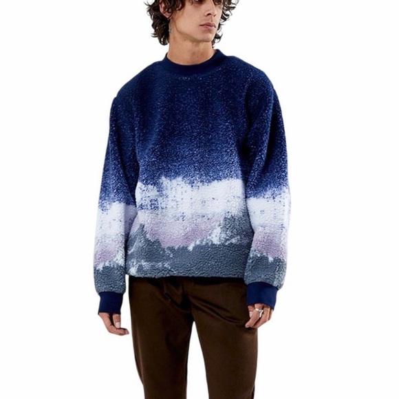 Vans Other - VANS - Overlook Sherpa Crew Sweatshirt - size M - blue